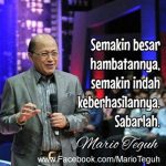DP BBM Lucu Kata Bijak Versi Mario Teguh