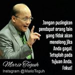 DP BBM Lucu Kata Kata Bijak Mario Teguh Dalam Menghadapi Masalah