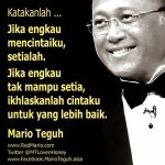 DP BBM Lucu Kata Kata Bijak Mario Teguh Tentang Jomblo